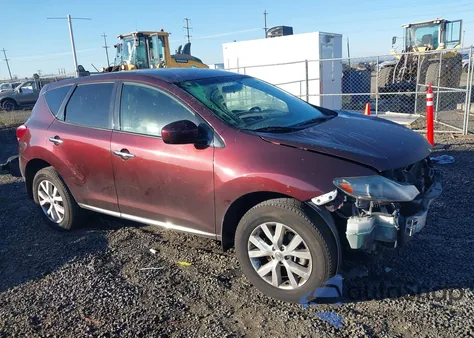 2013 Nissan Murano S z USA, uszkodzony, nr VIN JN8AZ1MWXDW323199